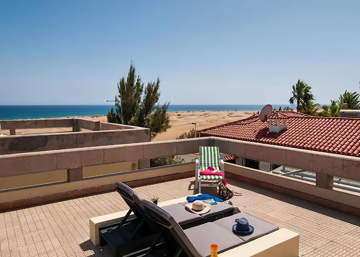 Vista Dunas Maspalomas Casa By Villagrancanaria * بلايا ديل إنغلز